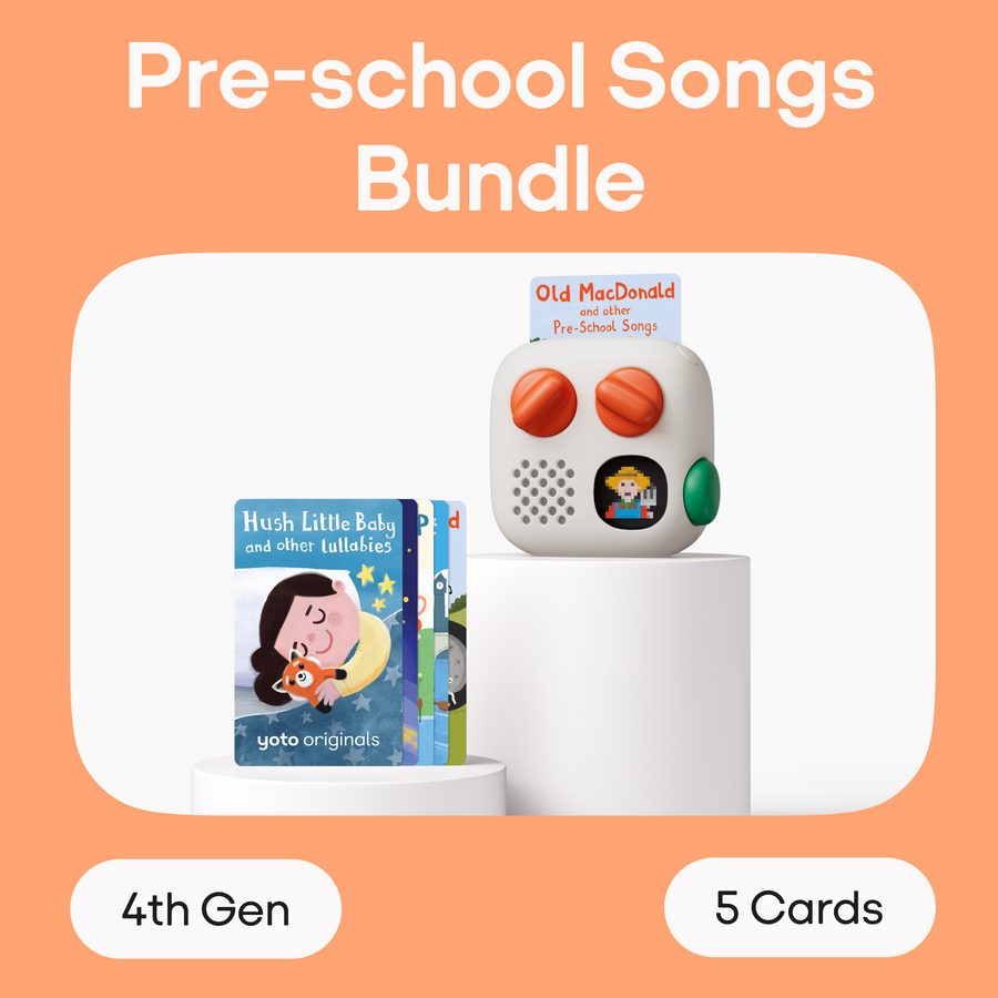 Yoto Mini 4th Gen + Pre-school Songs Bundles